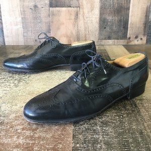 Salvatore Ferragamo 2812 112 Wingtip Oxford Dress Shoes Mens 11 C